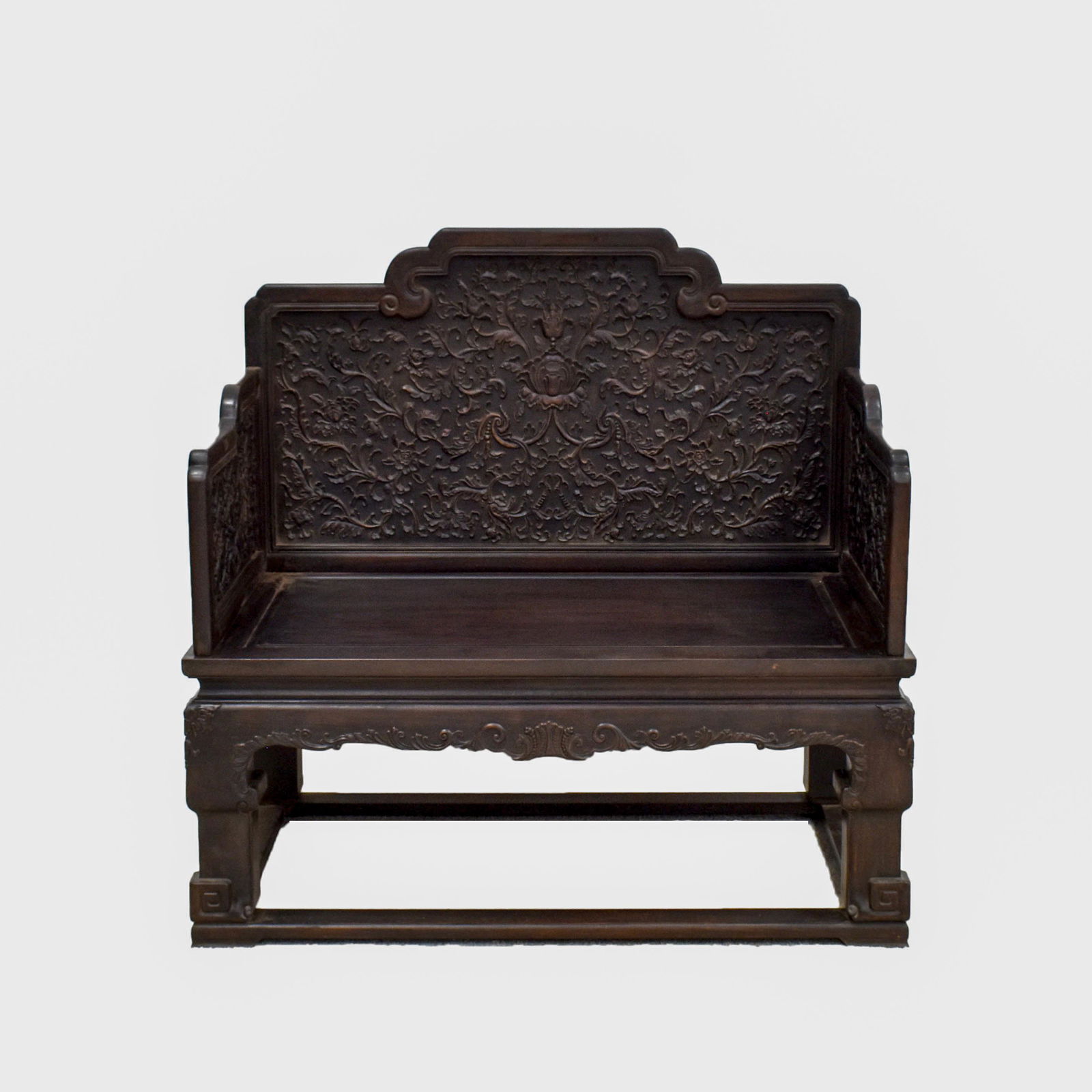 CARVED ZITAN THRONE CHAIR (1 of 10)