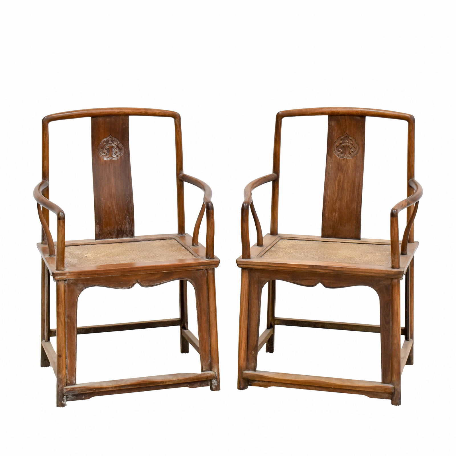 PAIR HUANGHUALI SOUTHERN OFFICER ARMCHAIRS (1 of 10)