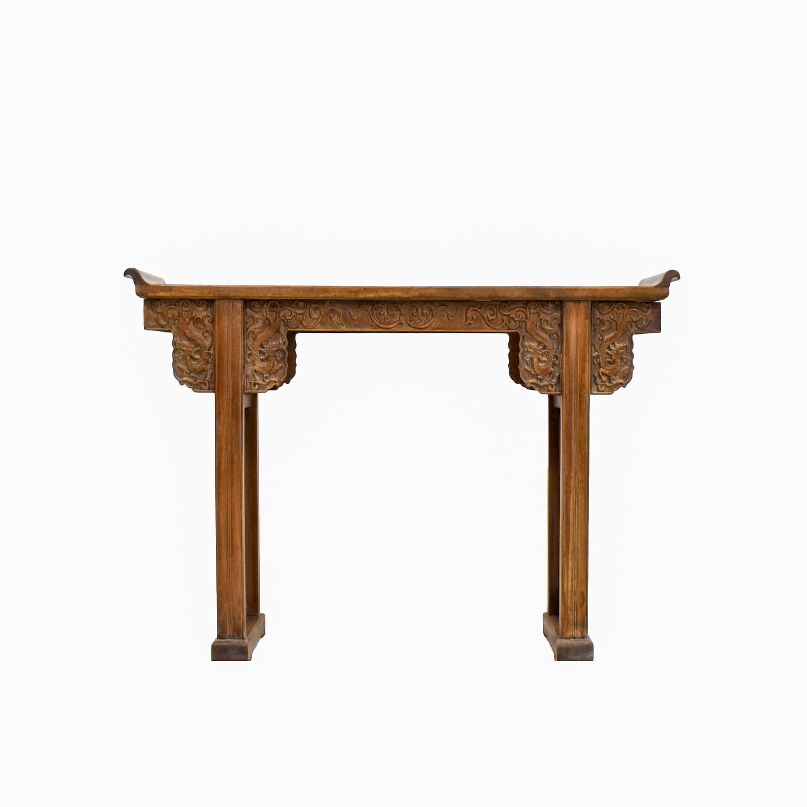 ANTIQUE CHINESE HUANGHUALI EVERTED RIM ALTAR TABLE (1 of 15)