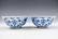 PAIR OF KANGXI BLUE & WHITE DRAGONS BOWLS - 12