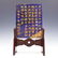 LAPIS LAZULI GILT DRAGON TABLE SCREEN