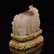 CARVED JADE BOYS AND ELEPHANT ON STAND - 4