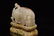 CARVED JADE BOYS AND ELEPHANT ON STAND - 5