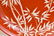 PAIR YONGZHENG BAMBOO MOTIF RUBY RED PLATES - 4