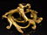 ANTIQUE GILT BRONZE DRAGON BRUSH REST - 3