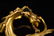 ANTIQUE GILT BRONZE DRAGON BRUSH REST - 9
