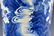 CHONGZENG BLUE AND WHITE GU VASE - 6