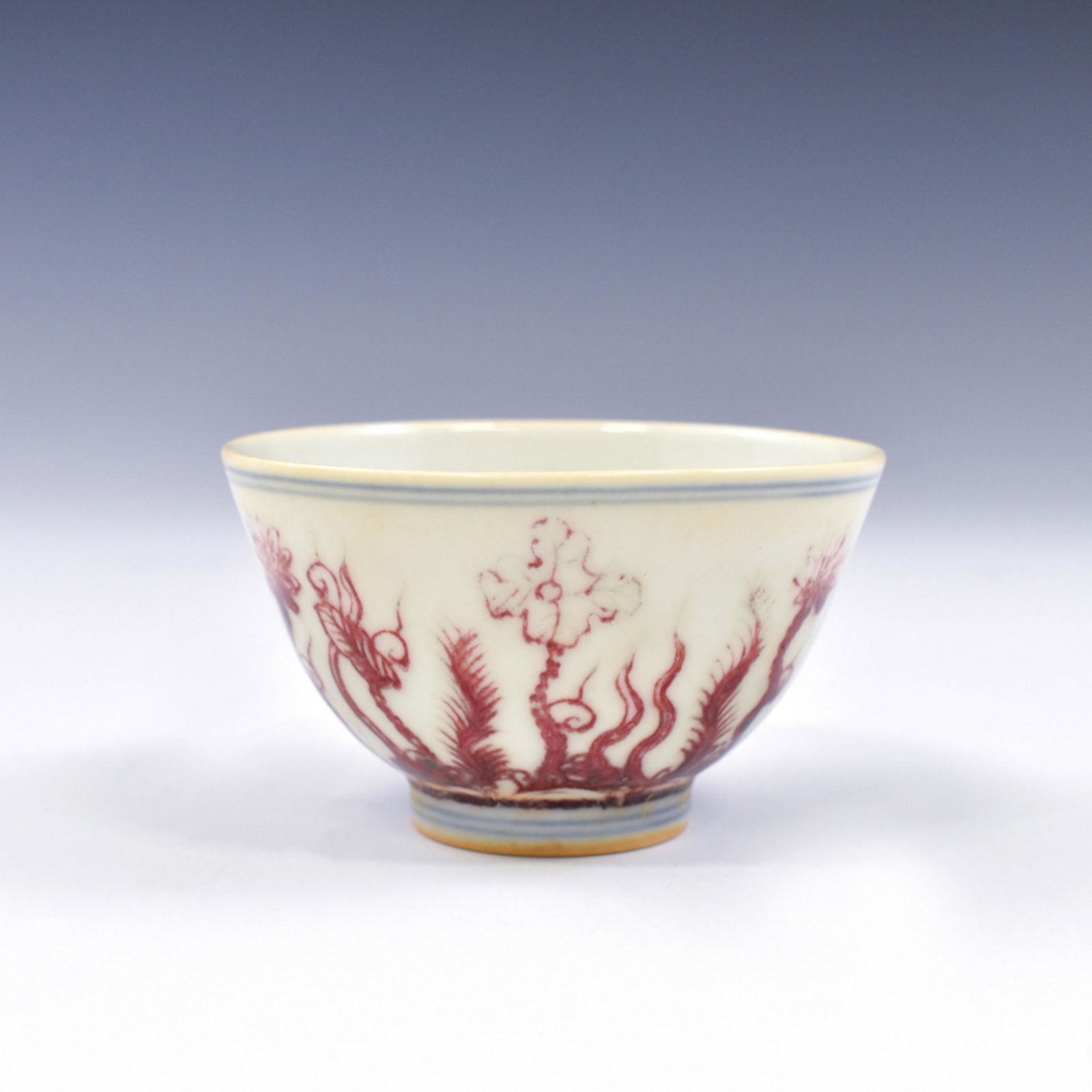 CHENGHUA RED & WHITE PORCELAIN CUP (1 of 8)