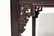 19TH C CARVED ZITAN WAISTED SQUARE TABLE - 4