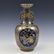 QIANLONG GILT OVER BLUE MONOCHROME AMPHORA VASE