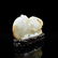 EIGHT IMMORTALS DOUBLE GOURD CARVED JADE ON STAND - 9