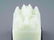 WHITE JADE CARVED DRAGON SEAL ON STAND - 3
