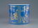KANGXI GILT OVER BLUE MONOCHROME BRUSH POT - 10