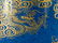 KANGXI GILT OVER BLUE MONOCHROME BRUSH POT - 4