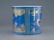 KANGXI GILT OVER BLUE MONOCHROME BRUSH POT - 8