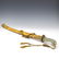 QIANLONG JADE HILT SWORD & PEACH TREE BARK - 19