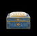 JADE INLAID GILT BRONZE CLOISONNE BOX - 10