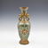 QIANLONG GILT BRONZE CLOISONNE VASE