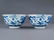 PAIR KANGXI BLUE & WHITE DRAGON BOWLS - 11