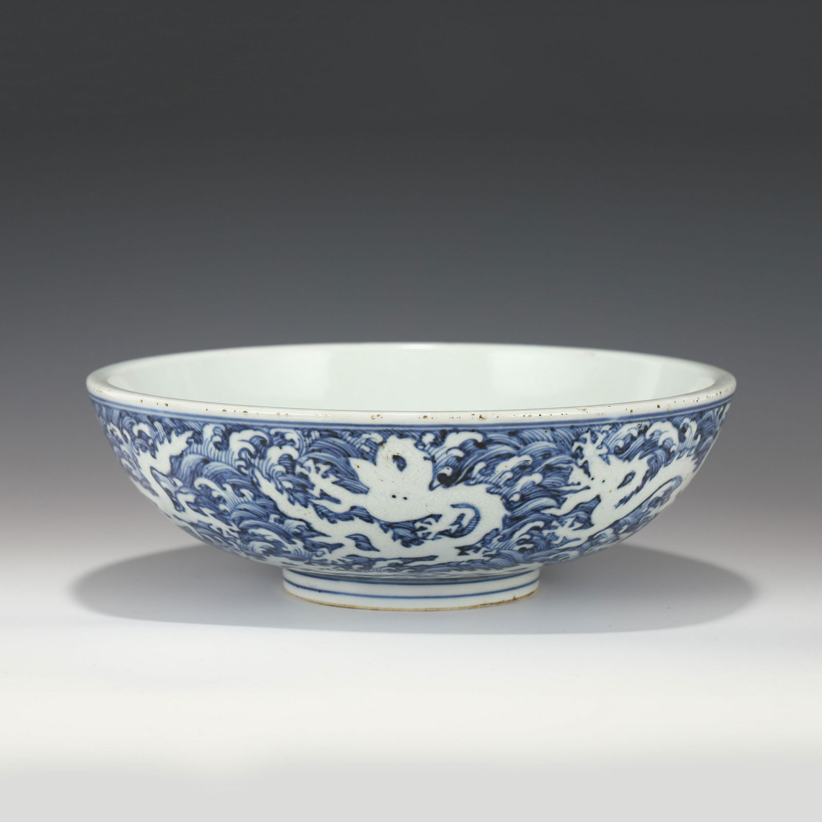 MING XUANDE BLUE & WHITE LARGE BOWL (1 of 10)