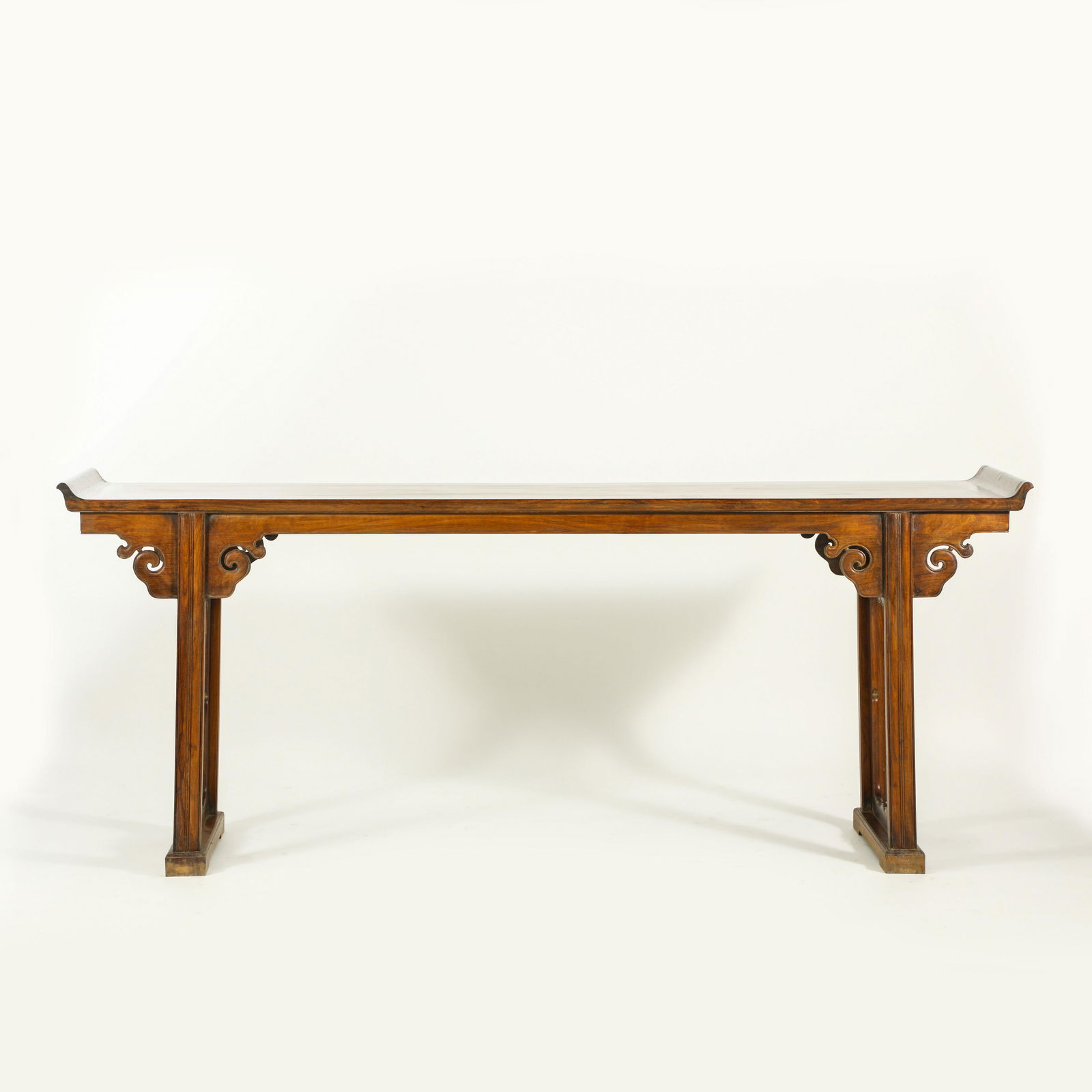 ANTIQUE HUANGHUALI EVERTED RIM LONG ALTAR TABLE (1 of 10)