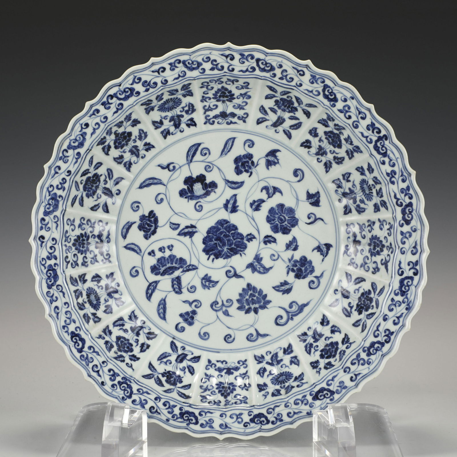 MING XUANDE BLUE & WHITE PLATE (1 of 10)