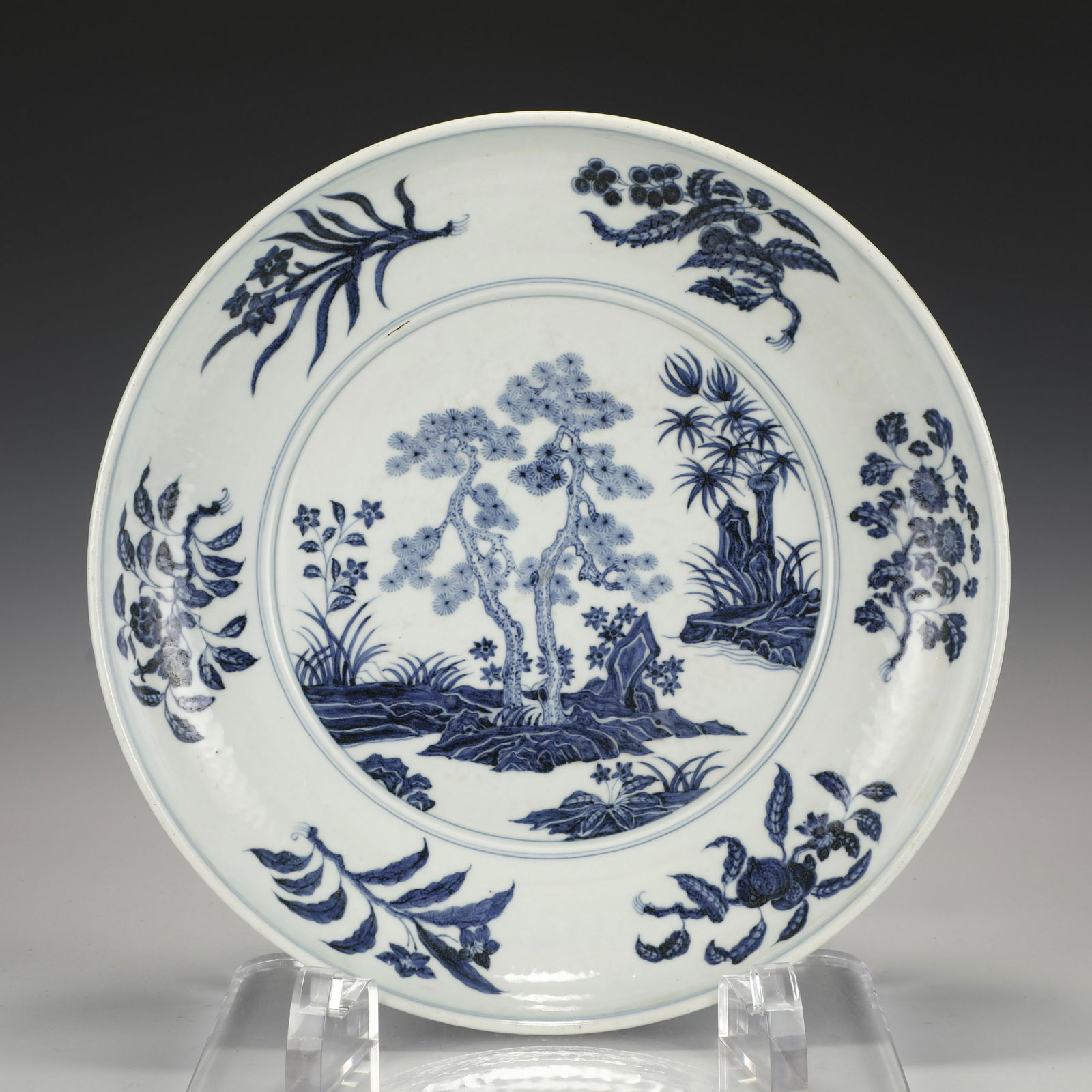 MING XUANDE BLUE & WHITE PLATE (1 of 11)