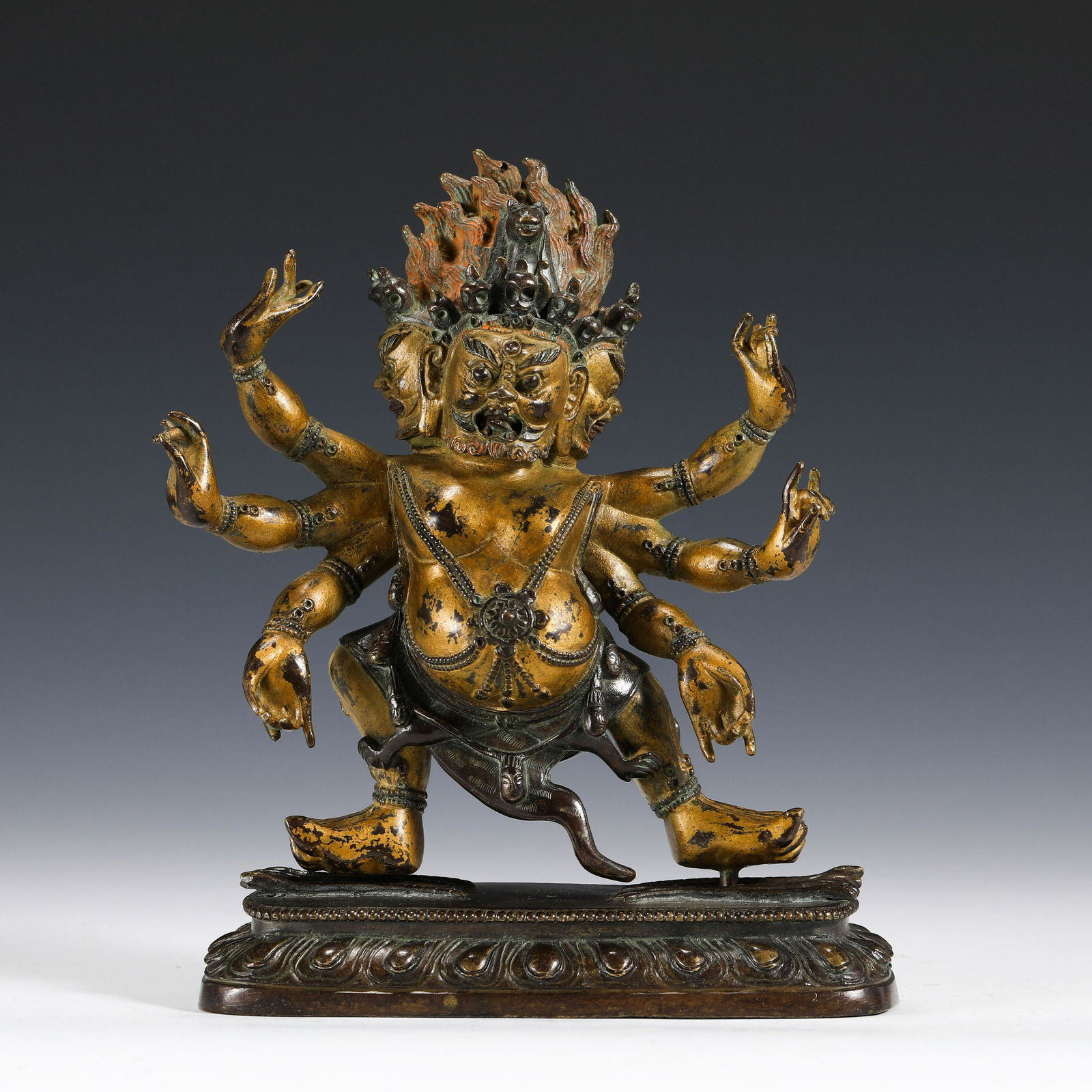 GILT BRONZE BUDDHA DEITY OF BHURKUMKUTA (1 of 9)
