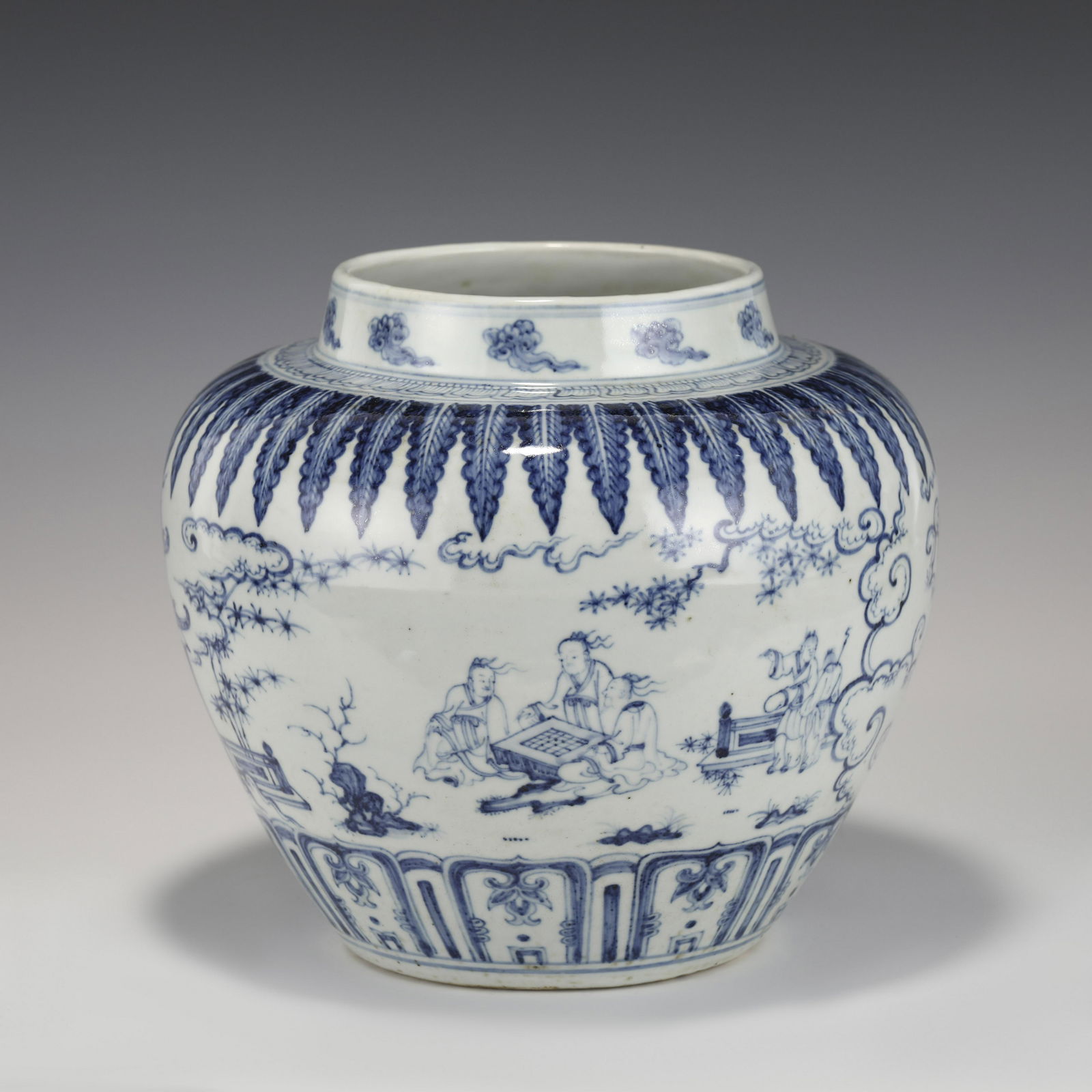 MING BLUE & WHITE JAR (1 of 10)