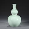 QING DOUQING GLAZED DOUBLE GOURD BOTTLE