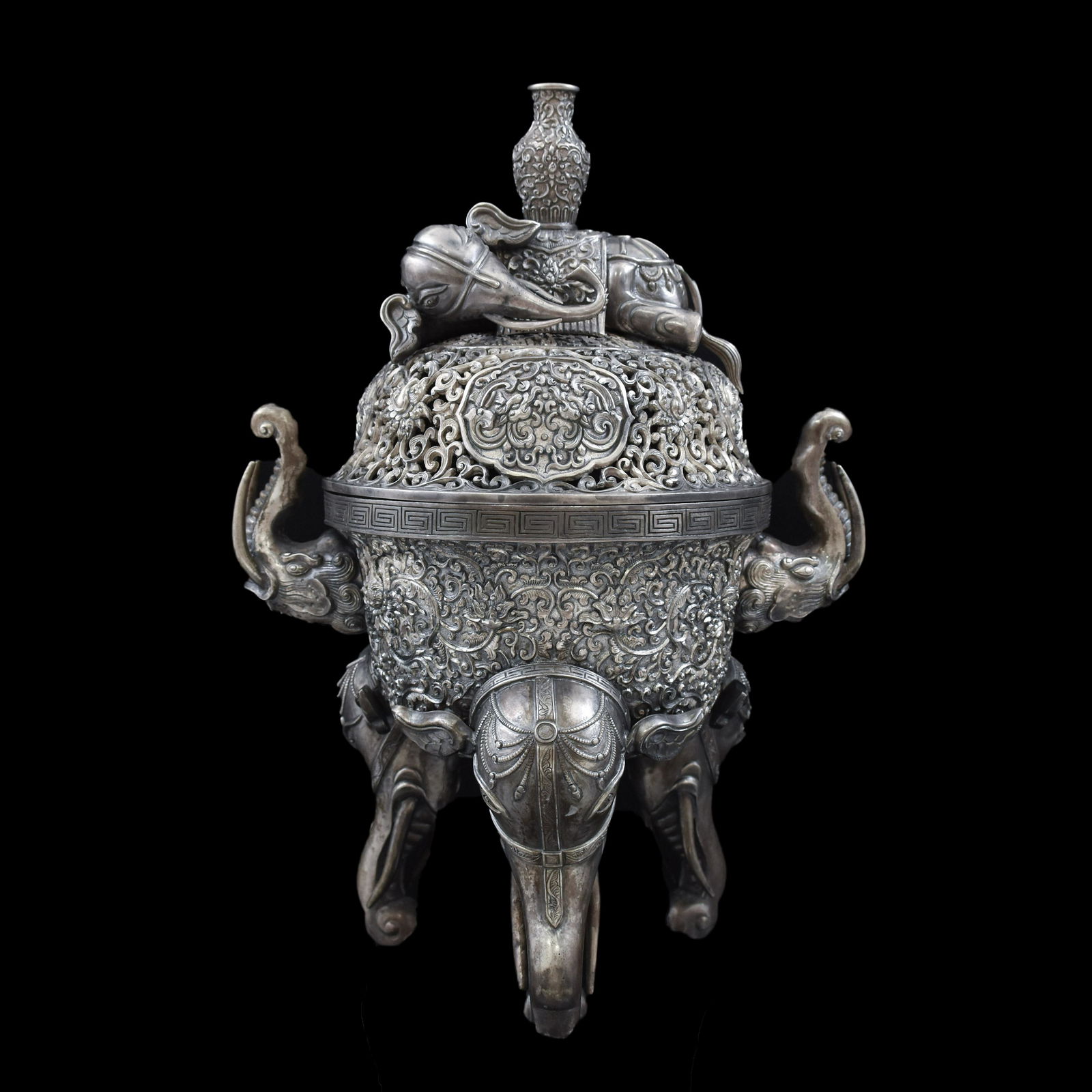 PIERCED SILVER CENSER (1 of 16)
