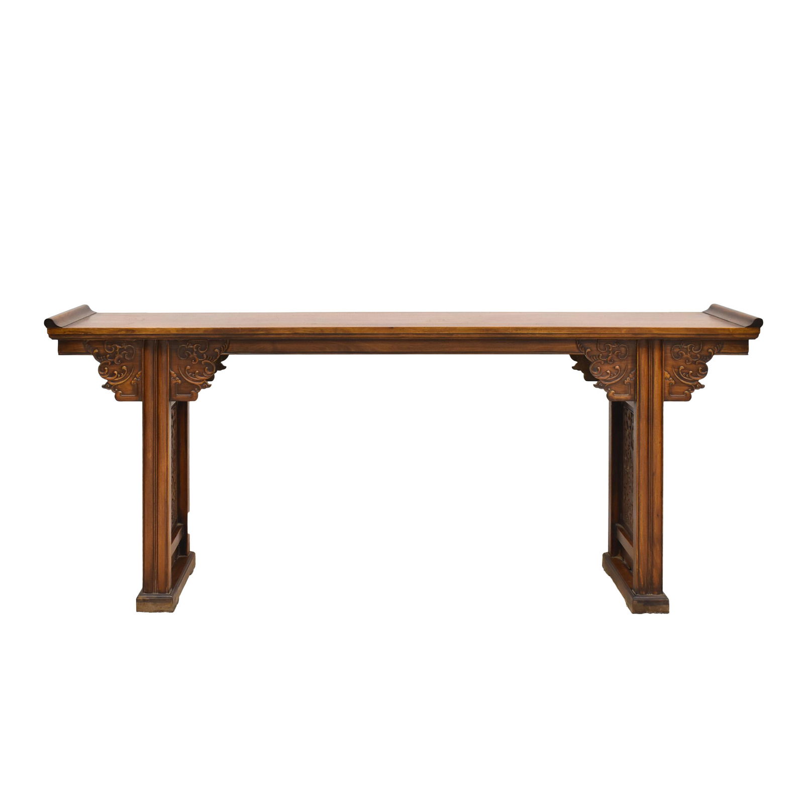 CHINESE HUANGHUALI EVERTED RIM LONG ALTAR TABLE (1 of 10)