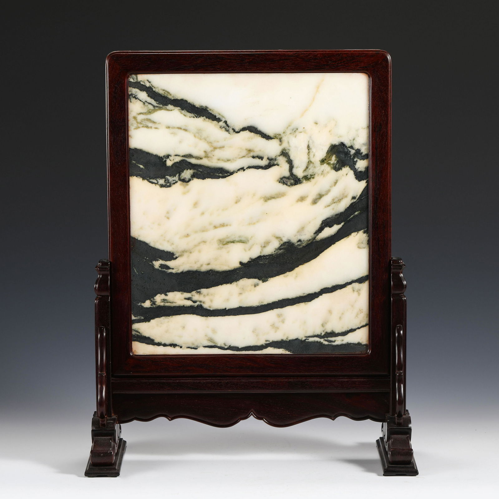 CHINESE STONE TABLE SCREEN (1 of 7)