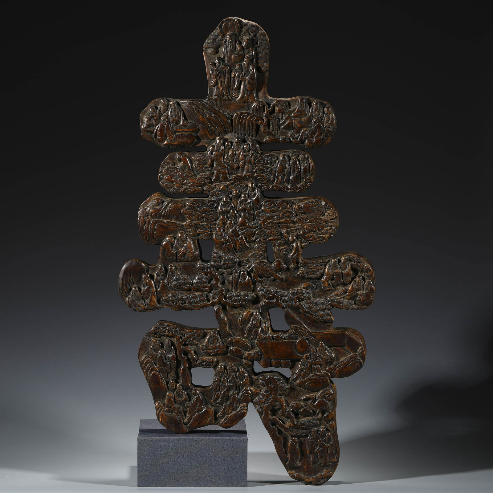 CHENXIANG FRAGRANCE AGARWOOD CARVING SHOU CHARACTER (1 of 10)