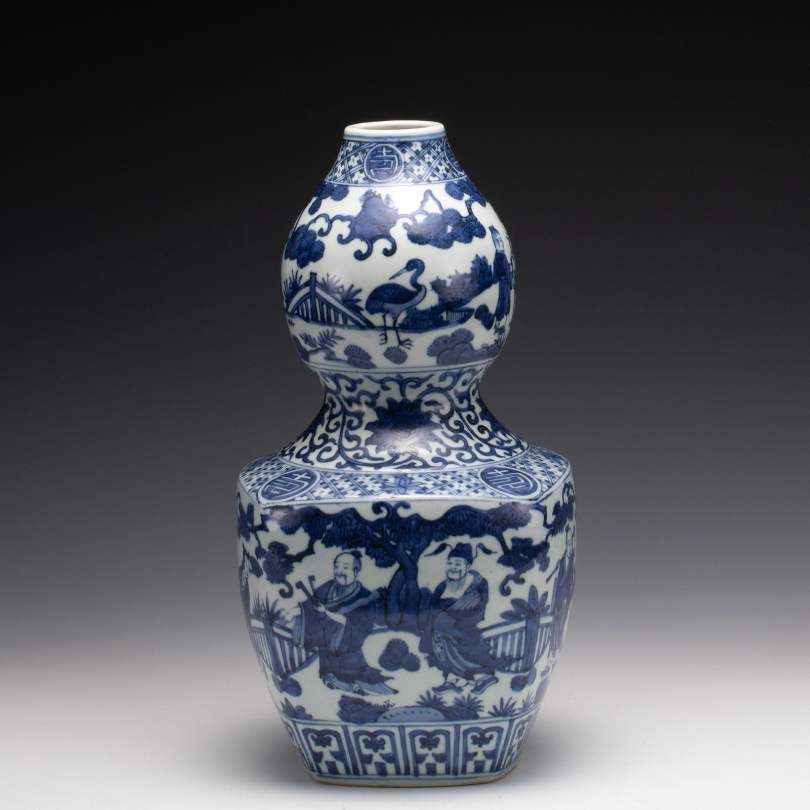 QING QIANLONG BLUE & WHITE PLUM JAR (1 of 10)