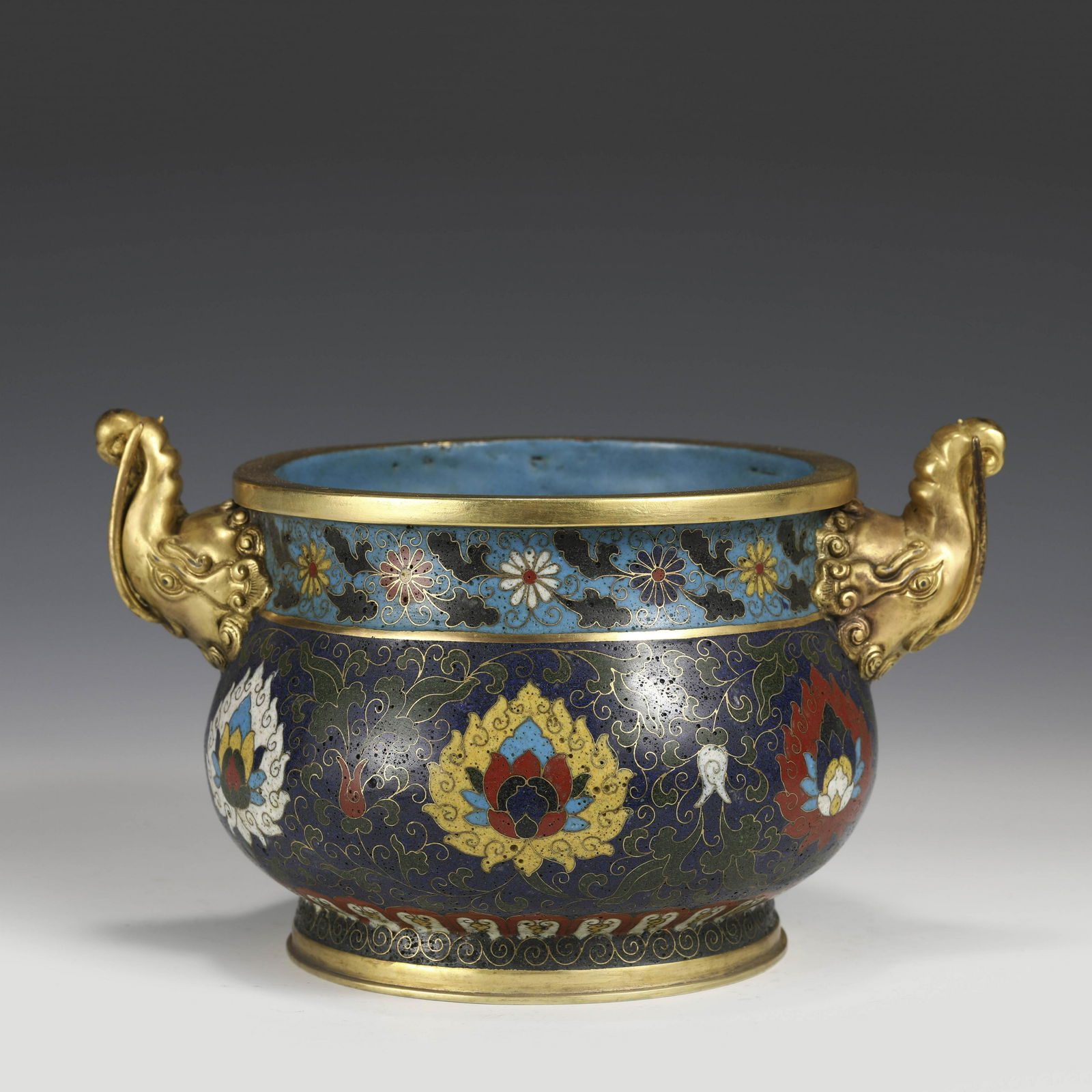 MING XUANDE CLOISONNE INCENSE BURNER (1 of 7)