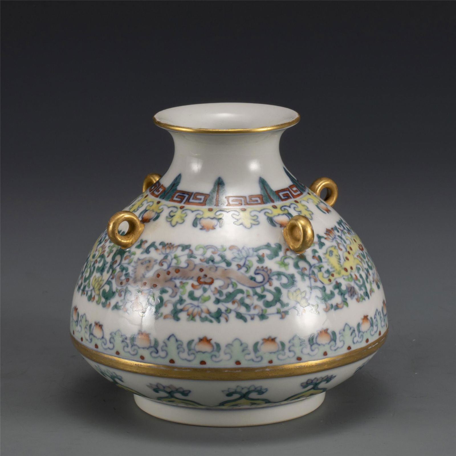 QING QIANLONG DOUCAI JAR (1 of 7)
