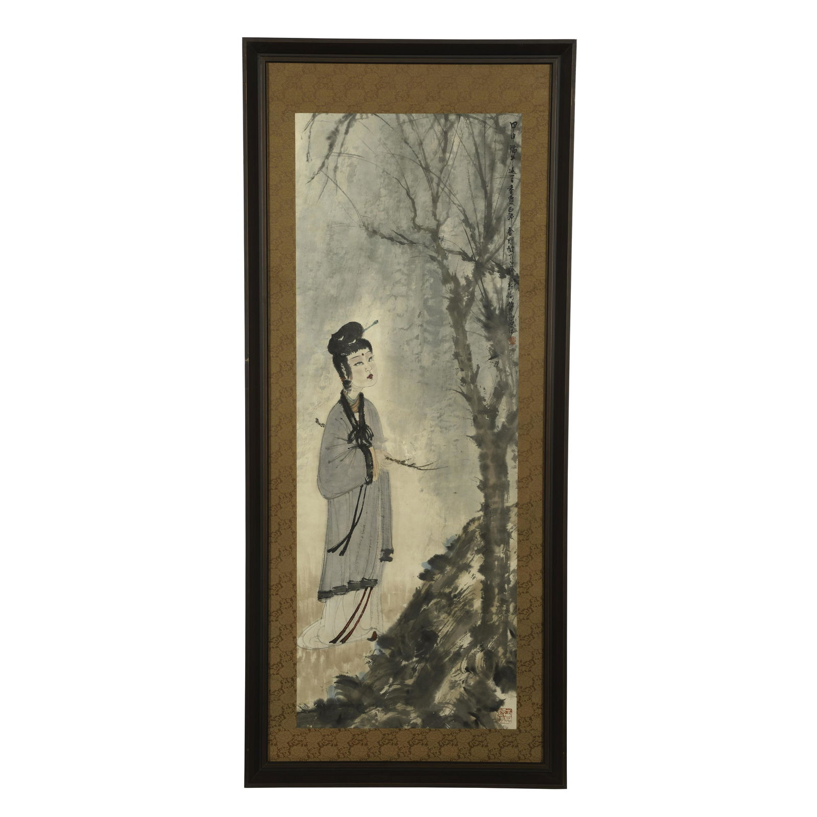 FU BAOSHI'S PORTRAIT FRAMED PAINTING (1 of 6)