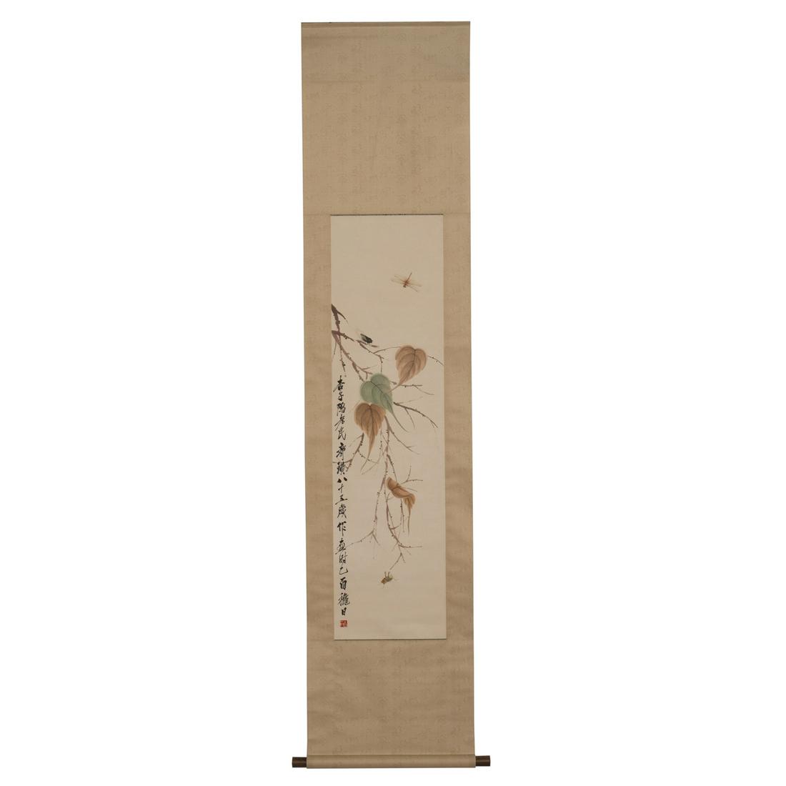 QI BAISHI INSECTS SCROLL PAINTING (1 of 6)