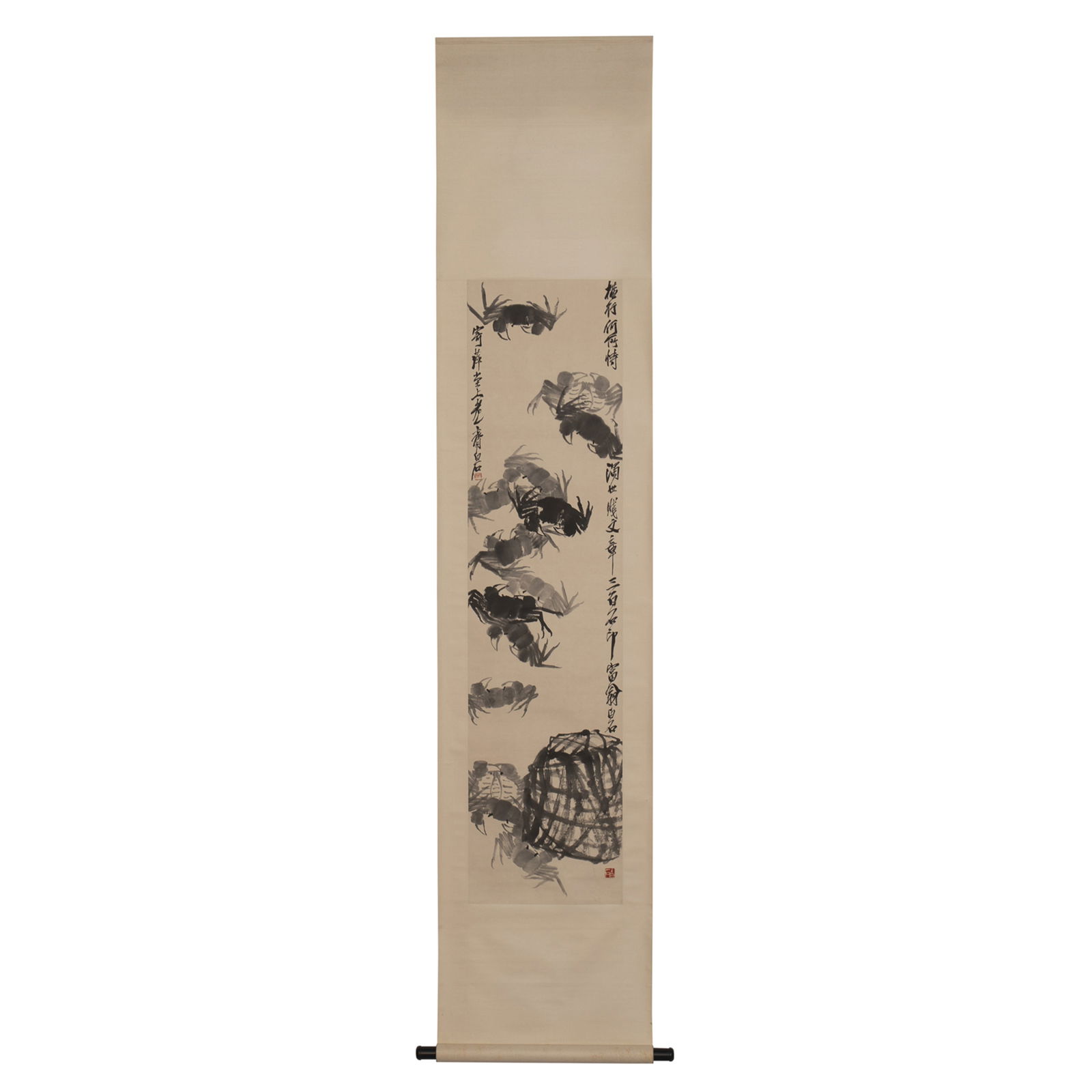 QI BAISHI CRABS SCROLL PAINTING (1 of 6)