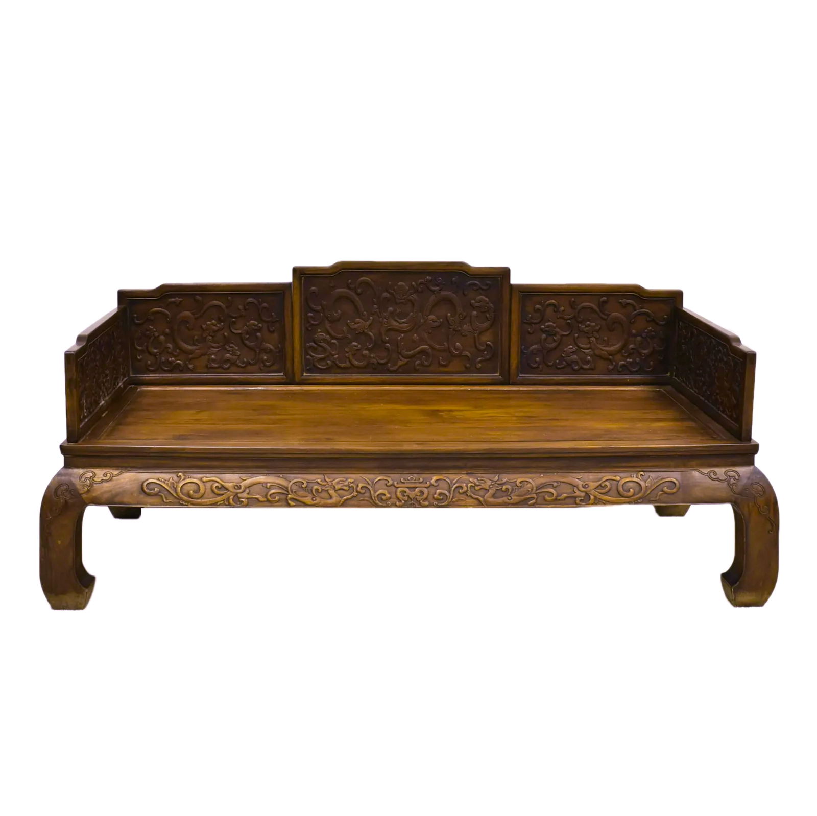HUANGHUALI CARVED DAY BED (1 of 12)