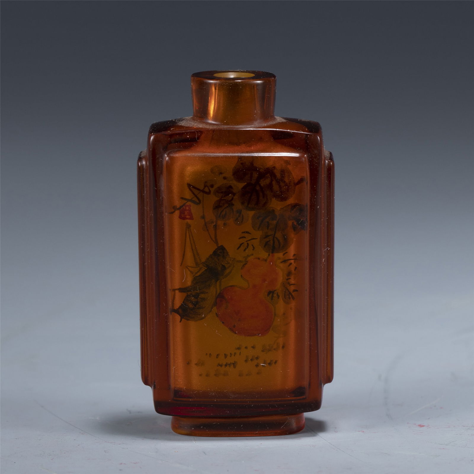 QING DING ERZHONG PEKING GLASS SNUFF BOTTLE (1 of 12)