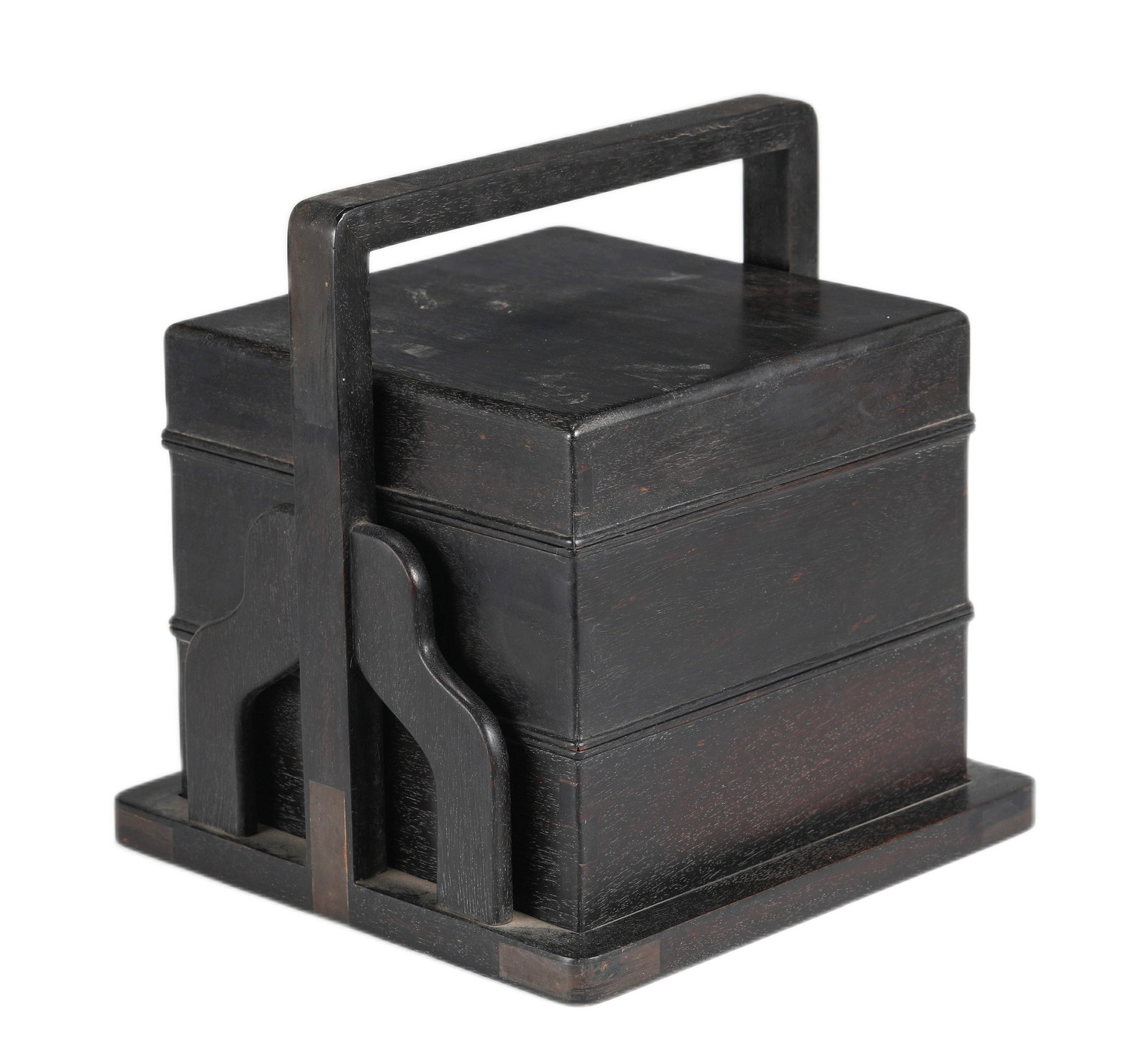 CHINESE ZITAN CARVED FOOD BOX (1 of 9)