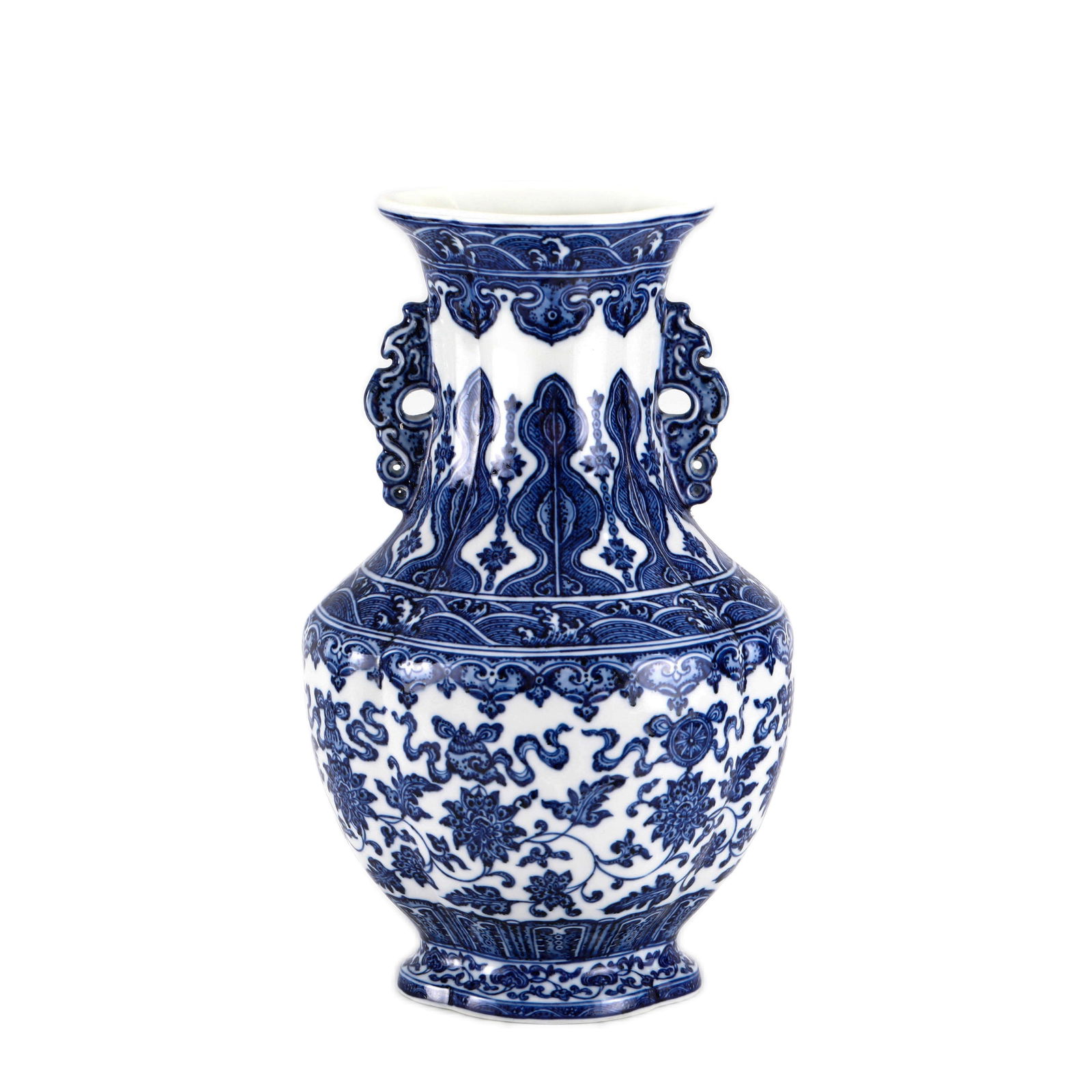 QING BLUE & WHITE VASE (1 of 9)