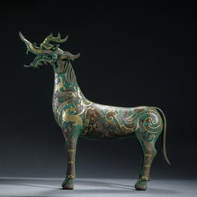 ARCHAIC BRONZE QILIN