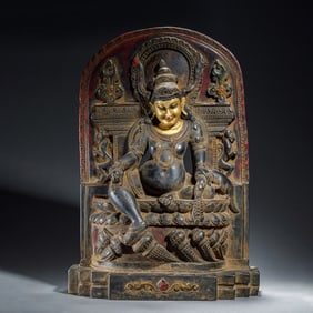 GILT BRONZE WEALTH BUDDHA