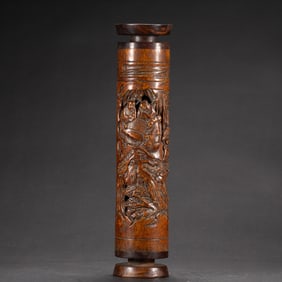 CHENXIANG ALLOESWOOD CARVED POTPOURI CASE