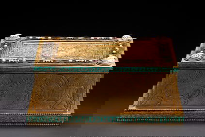 GILT BRONZE LIDDED BOX