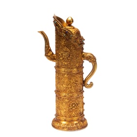 GILT BRONZE WINE EWER