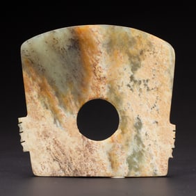 ANCIENT JADE CARVED BI